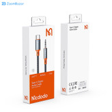 کابل تبدیل USB-C به AUX مک دودو مدل CA-0820 طول 1.2 متر